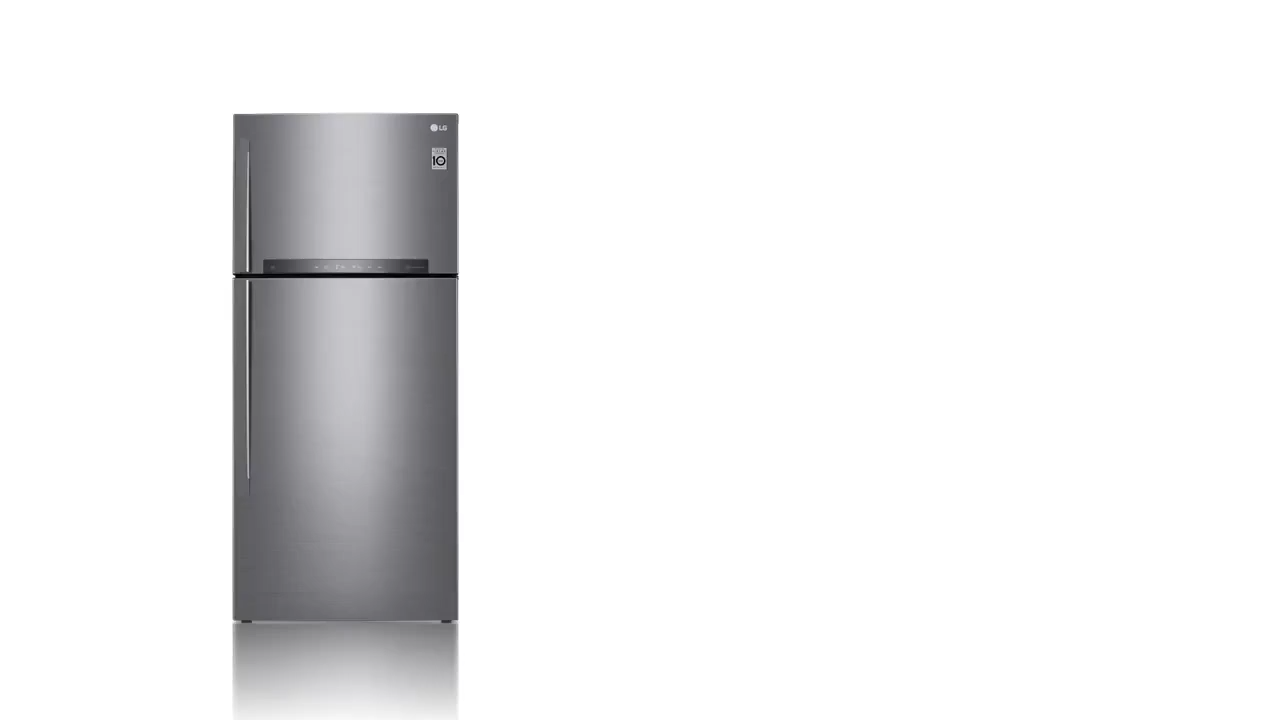 [Bulky] LG GT-B4387PZ 2 Doors Inverter Top Freezer Refrigerator,  438L, Platinum Silver + Free Delivery + Free Installation + Free Disposal