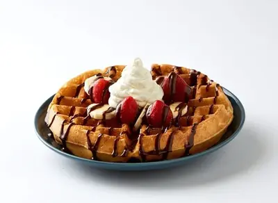 Strawberry Banana Nutella Waffle