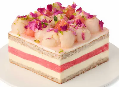Watermelon Lychee Layer Cake (Small  Whole)
