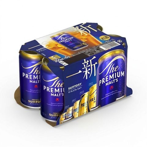 Suntory The Premium Malt's Canned Beer 350ml x6